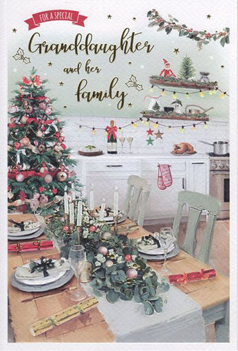 Picture of GRANDDAUGHTER & FAMILY CHRISTMAS CARD